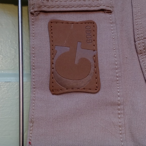 Women's Gogo Star ultra stretch skinny leg khakis Medium tan - Picture 7 of 10